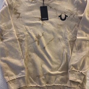 True Religion Light Beige Sweatshirt